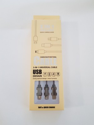 3 in 1 USB Daten- und Ladekabel