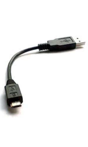 Micro USB Kabel ca. 17cm schwarz