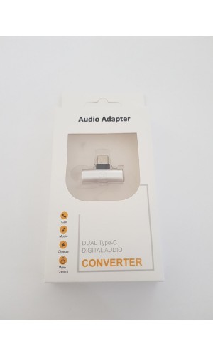 Dual Type-C Audio Adapter TS-AL319-01